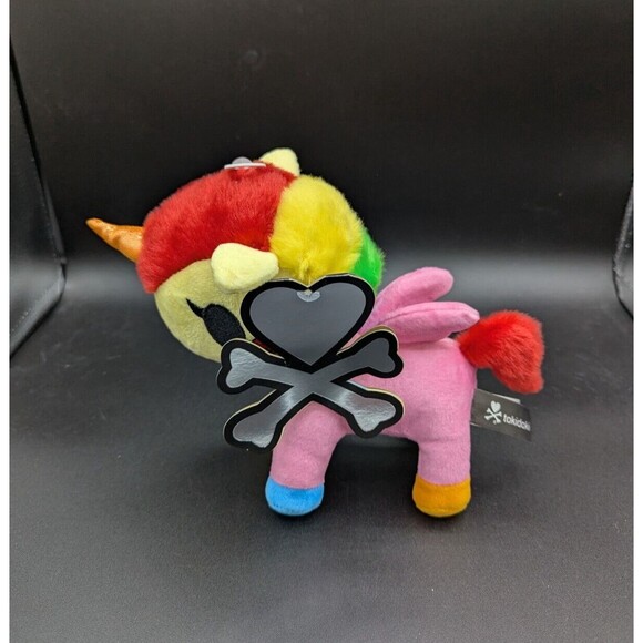 Tokidoki Unicorno Fruttina 8” Stuffed Plush Strawberry Rainbow Fruits NWT - Picture 3 of 6
